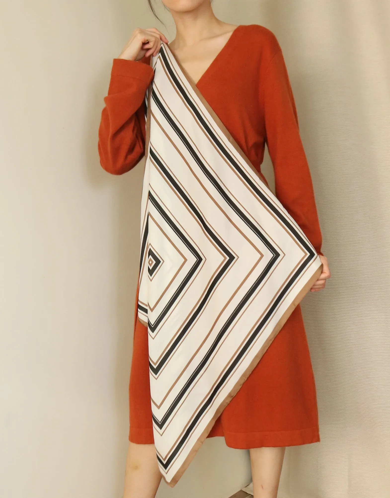 Camberwell cardigan- Terracotta