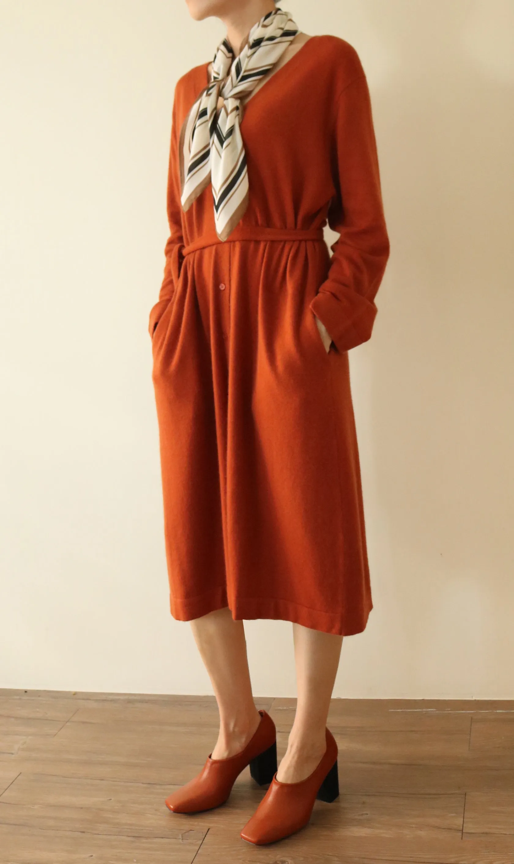 Camberwell cardigan- Terracotta