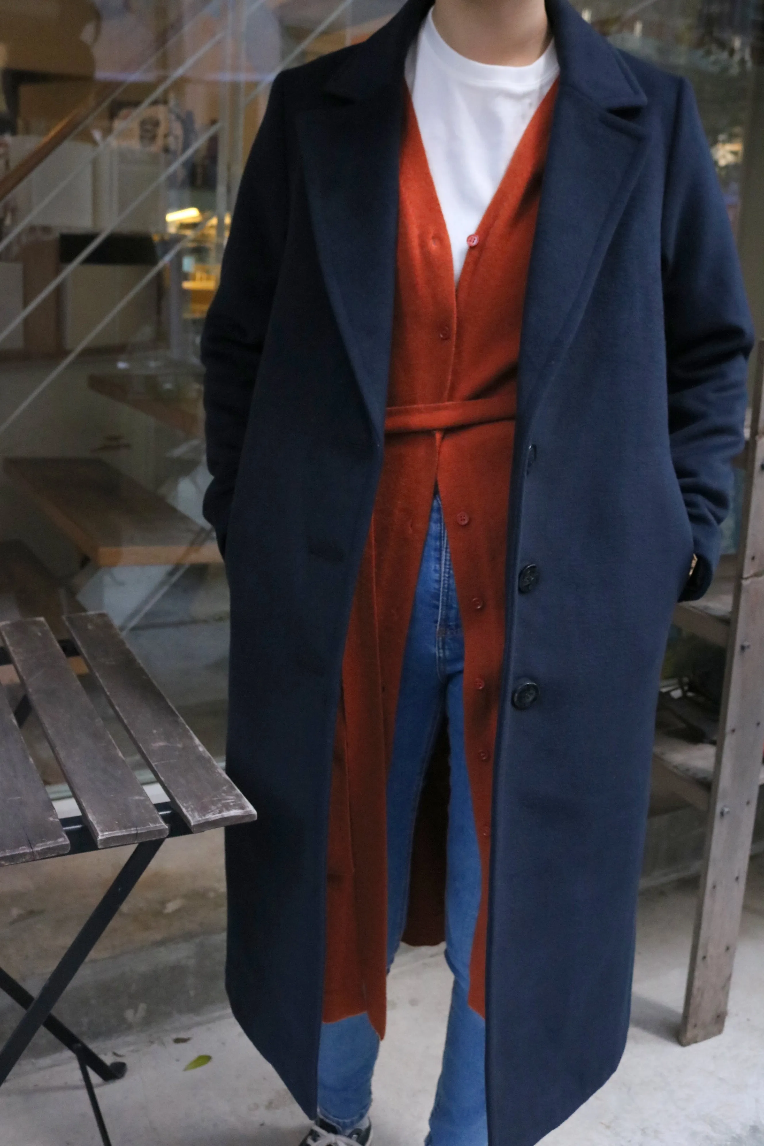 Camberwell cardigan- Terracotta