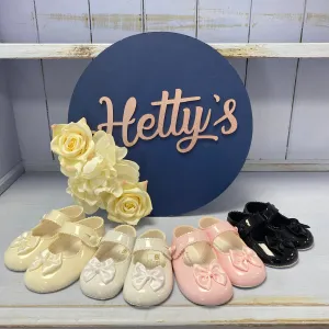 “Candy” Soft Sole Small Bow Shoes