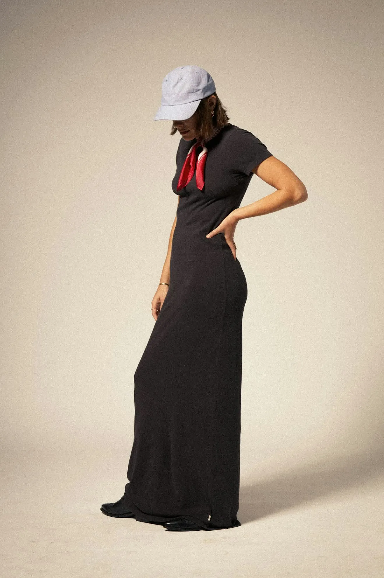 Carefree Organic Slim Maxi Dress