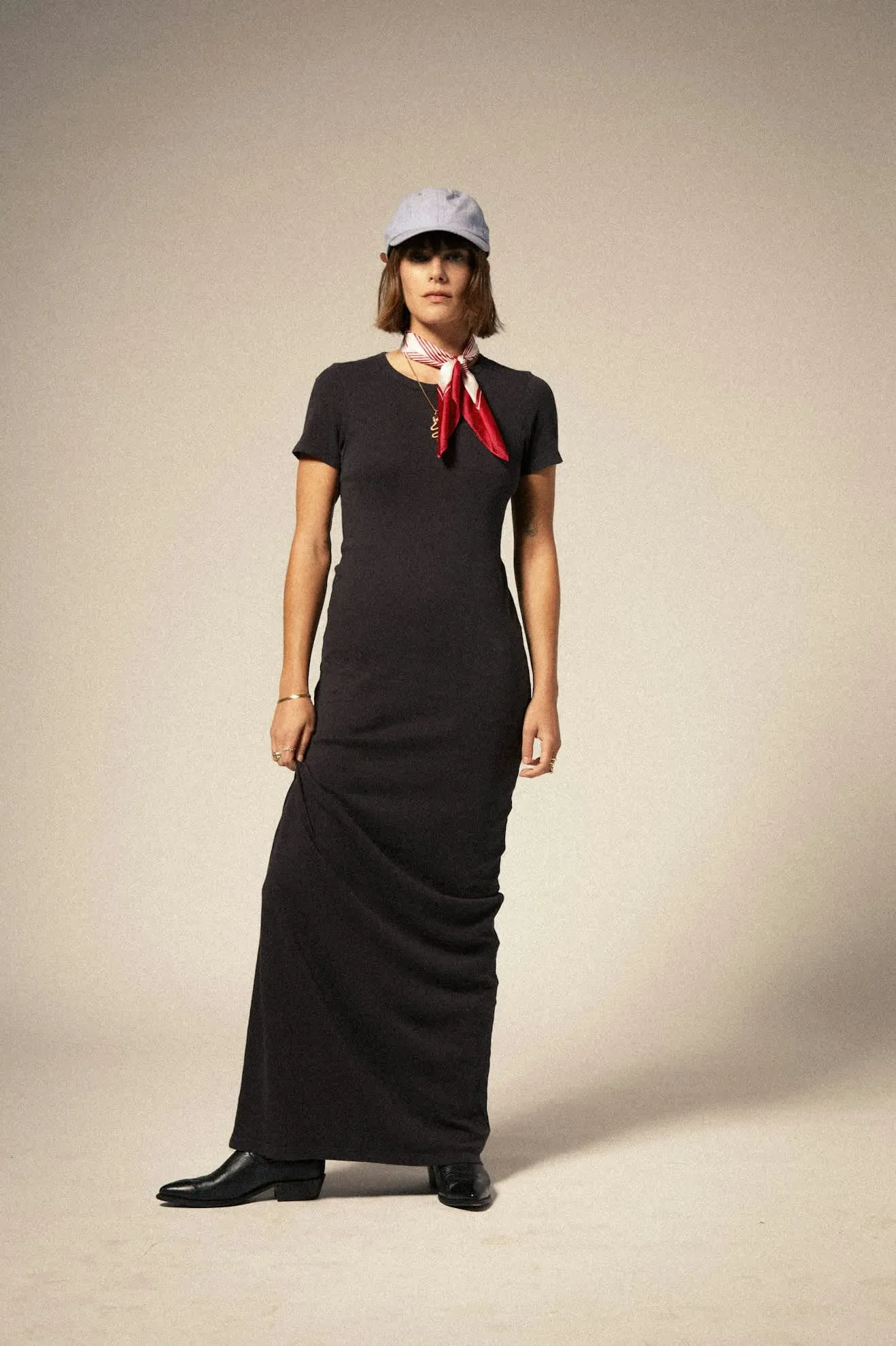 Carefree Organic Slim Maxi Dress