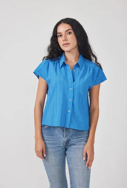Carol Blouse - Embroidered Cotton SALE