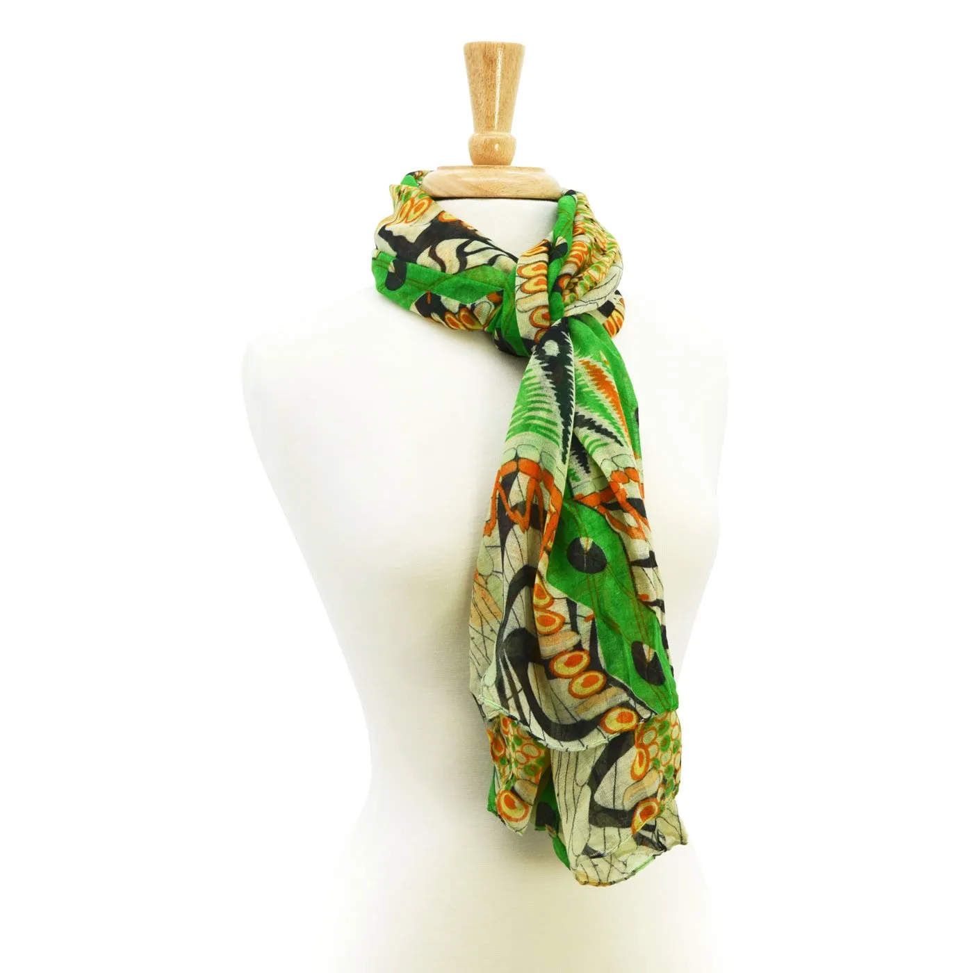Caroline Abstract Zebra Scarf