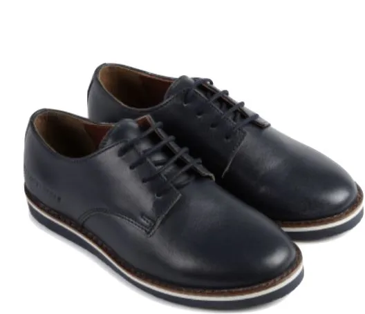 CARREMENT BEAU BOYS LEATHER DERBY SHOES