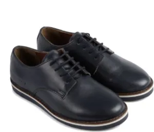 CARREMENT BEAU BOYS LEATHER DERBY SHOES