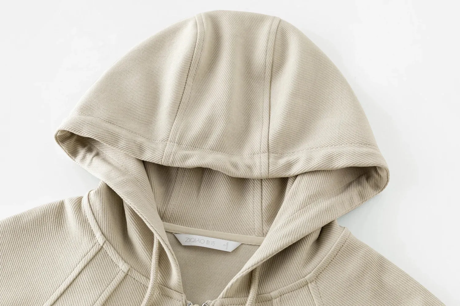 Casual Hooded Short Coats & Long Raglan Dress