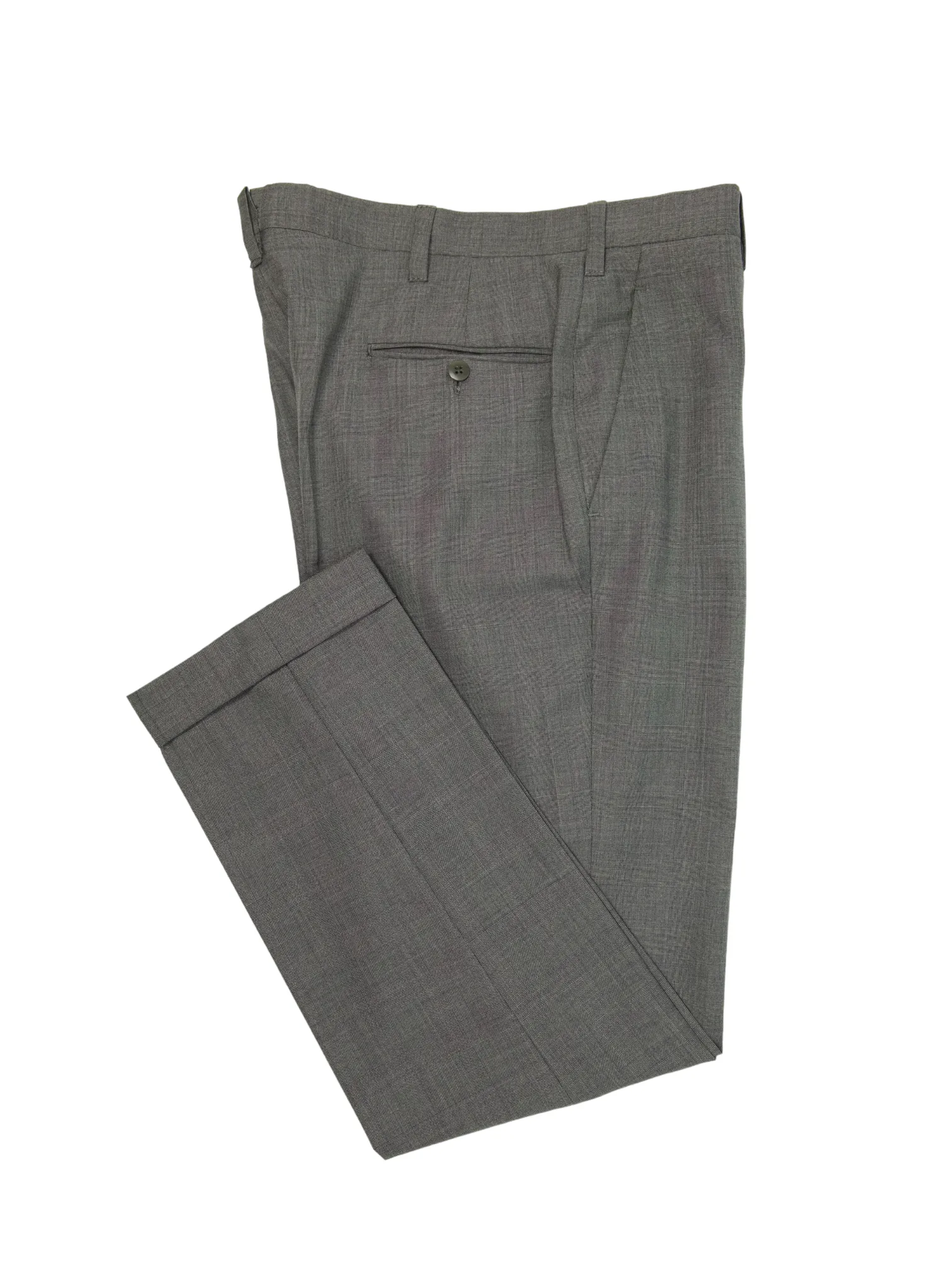 Cesare Attolini Grey Super 130's Glenplaid Suit