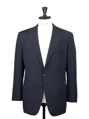 Cesare Attolini Navy & Light Blue Super 150’s Pinstripe Suit