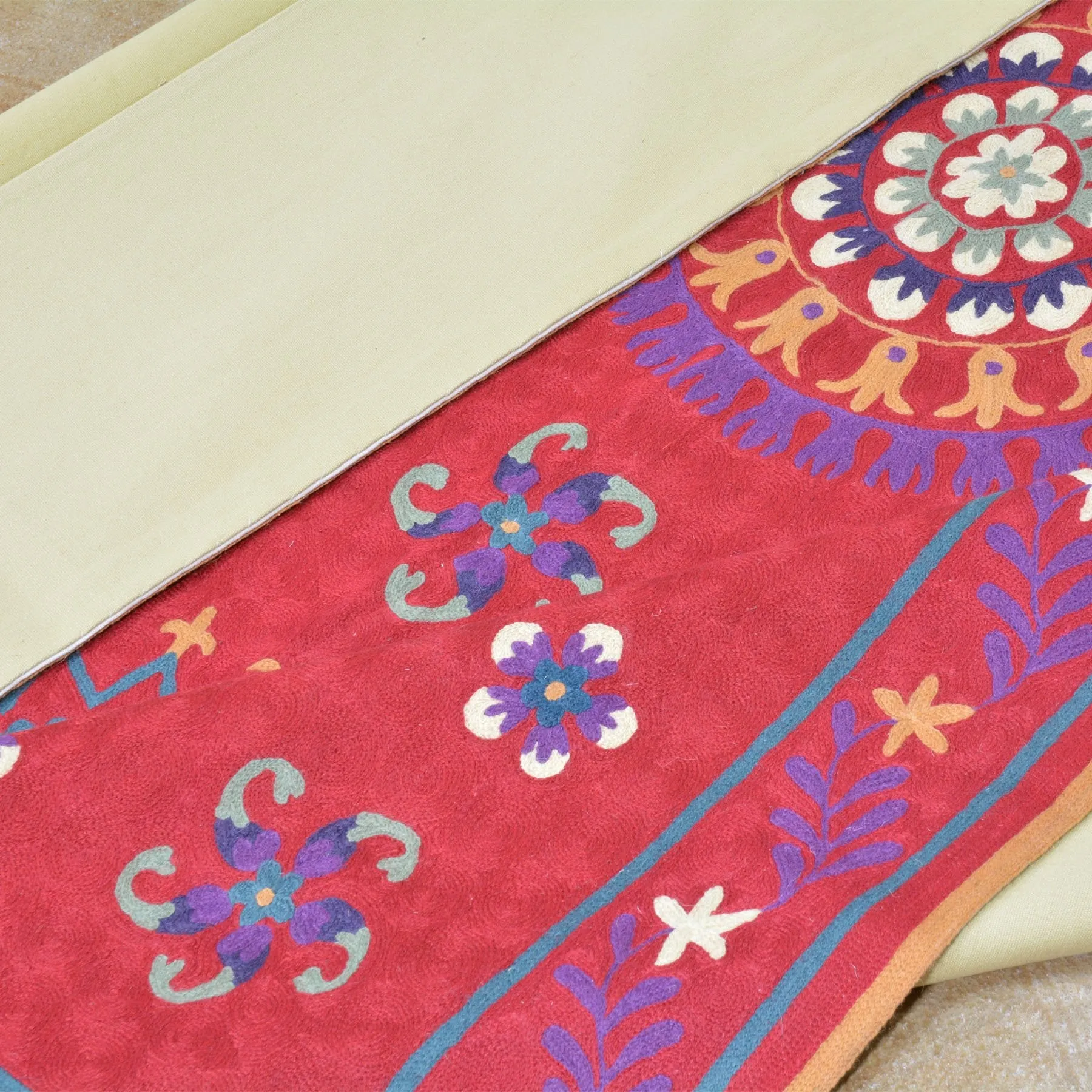 Chain-Stitched Fine India Handmade Wool Rug (Size 4.11 X 7.1) Brrsf-6078