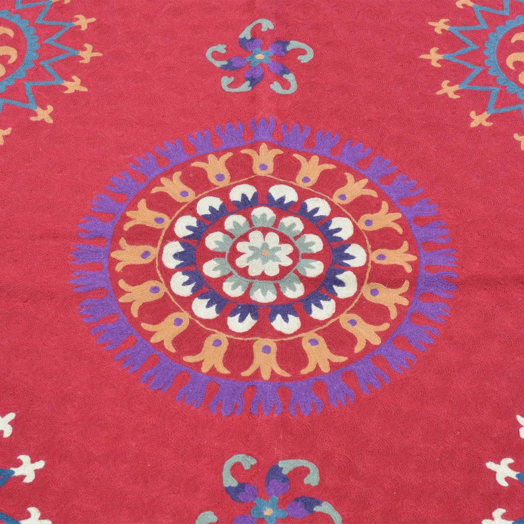Chain-Stitched Fine India Handmade Wool Rug (Size 4.11 X 7.1) Brrsf-6078