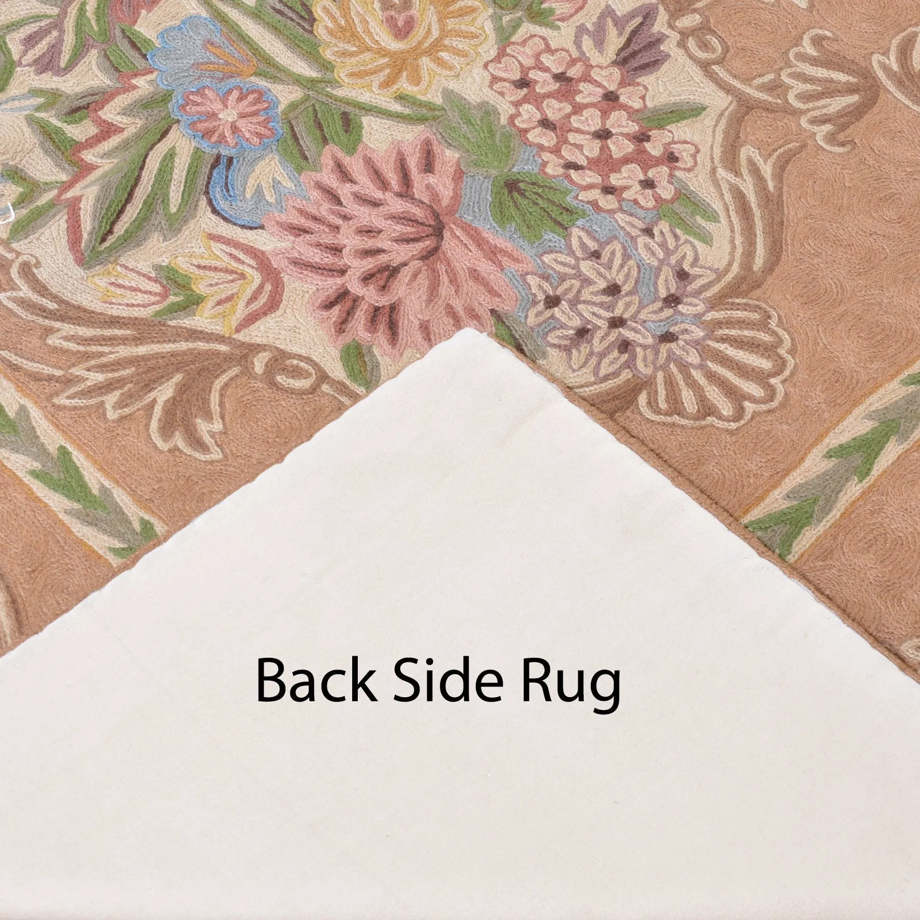 Chain-Stitched Fine India Handmade Wool Rug (Size 6.0 X 9.0) Brrsf-6162