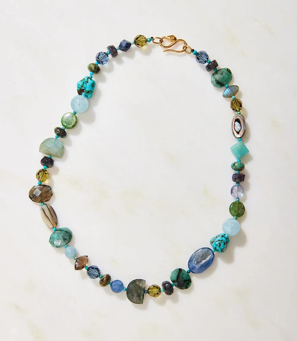 Chan Luu Turquoise And Gemstone Necklace