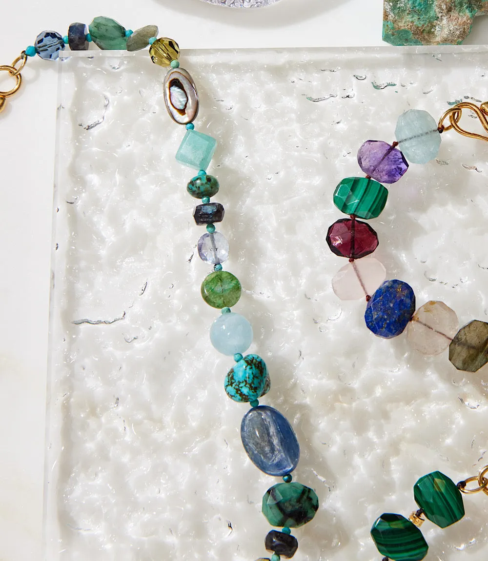 Chan Luu Turquoise And Gemstone Necklace