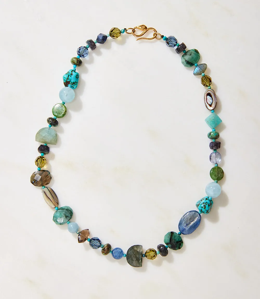 Chan Luu Turquoise And Gemstone Necklace