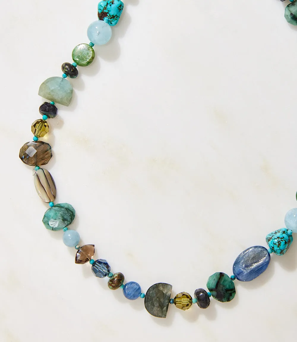 Chan Luu Turquoise And Gemstone Necklace