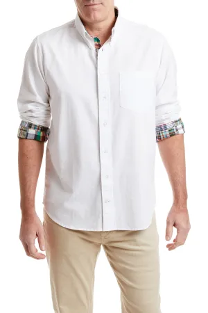 Chase Shirt White Oxford with Osterville Patch Madras