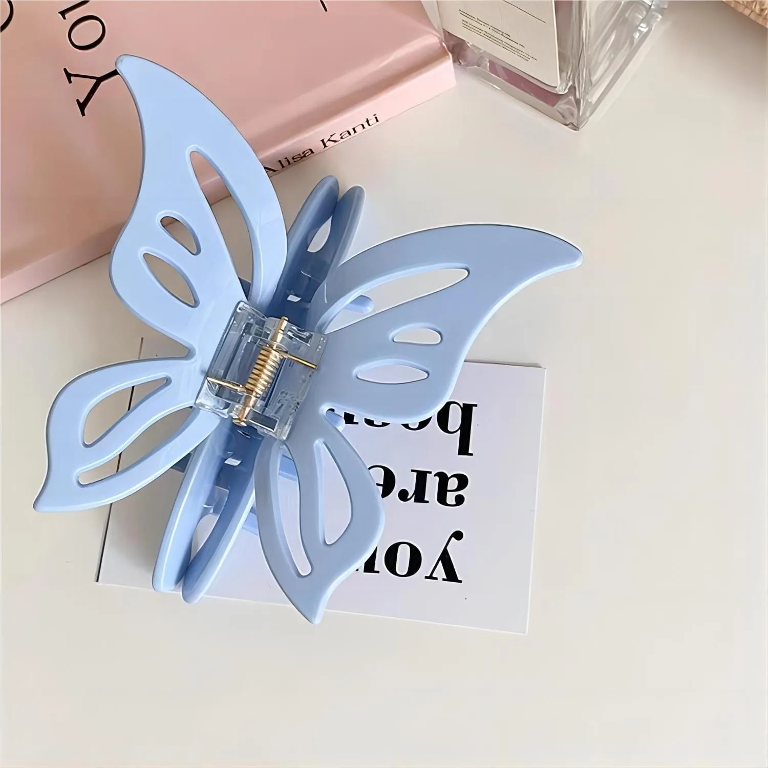 Chic Hollowed-out Butterfly Chignon Claw Clip Hair Clip