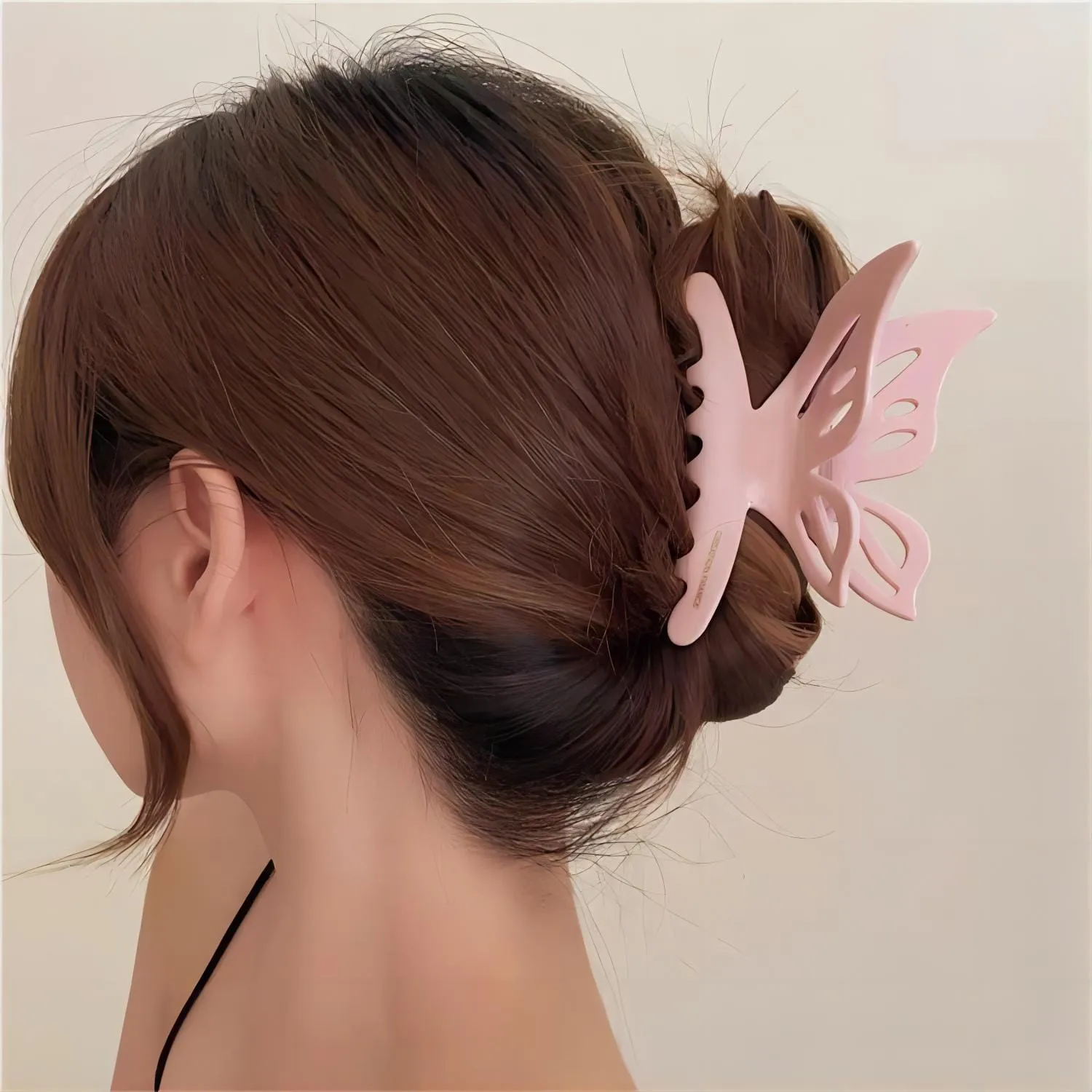 Chic Hollowed-out Butterfly Chignon Claw Clip Hair Clip