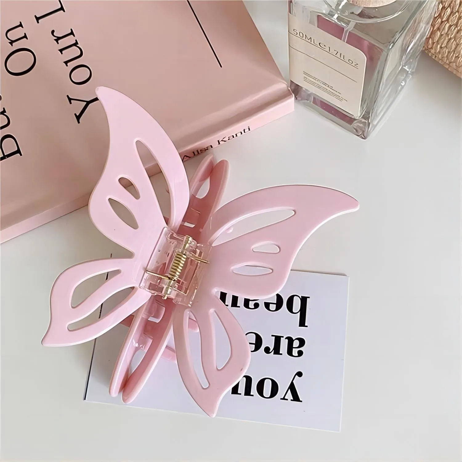 Chic Hollowed-out Butterfly Chignon Claw Clip Hair Clip
