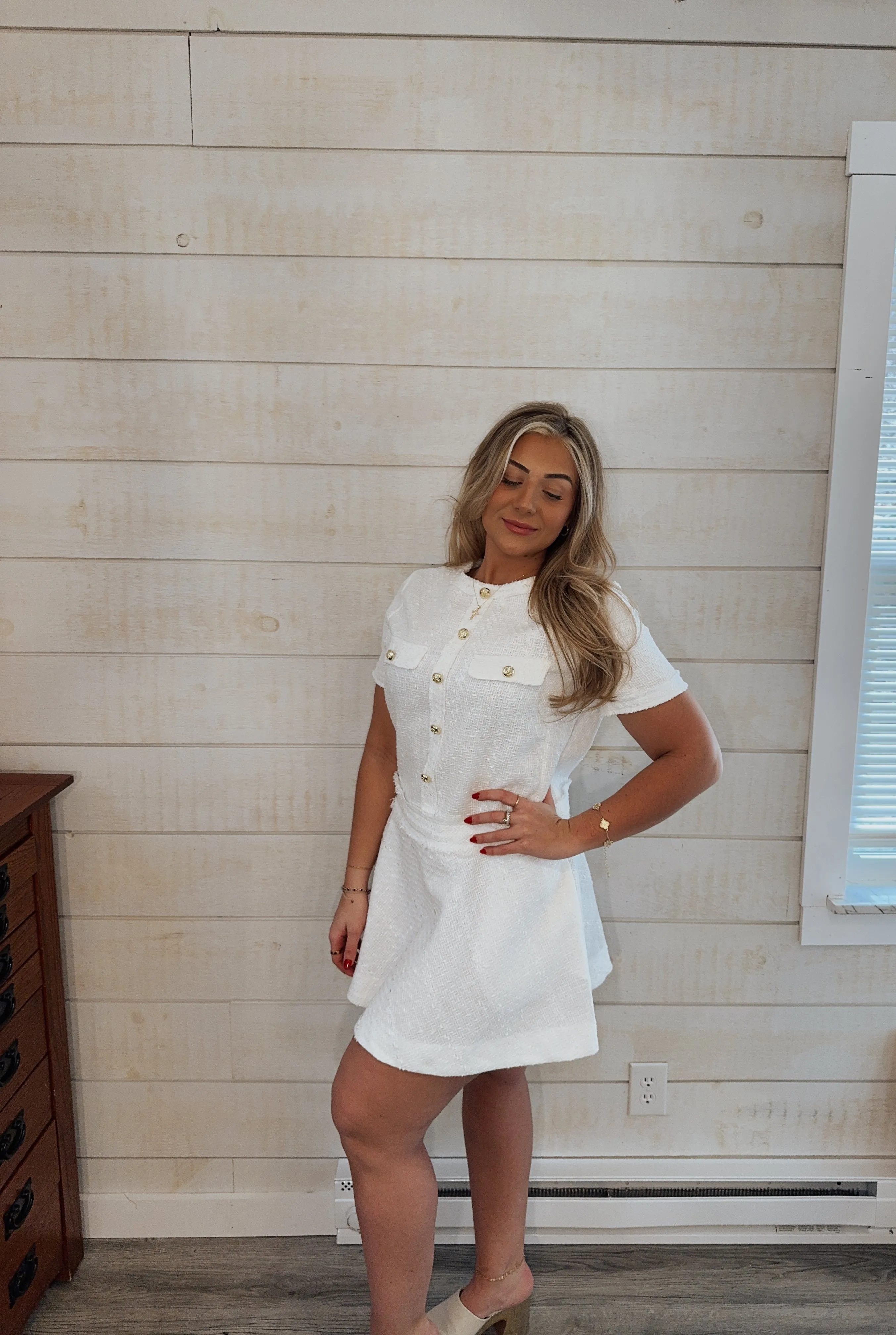 Chic Tweed Dress