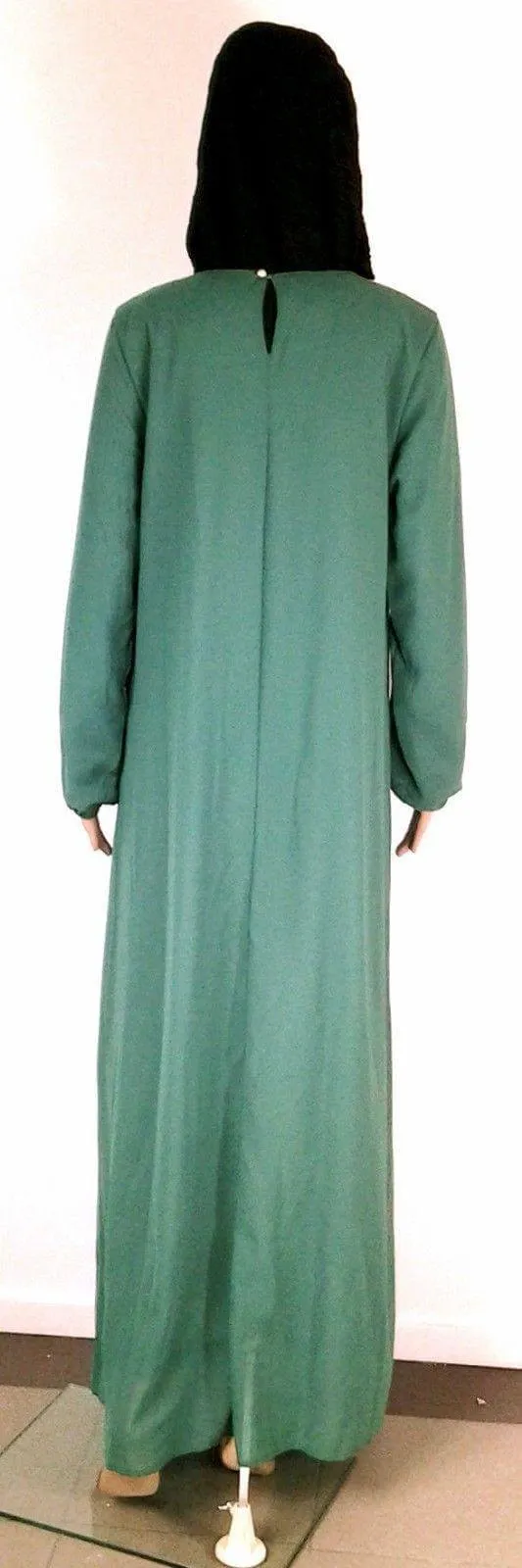 Chiffon double layer Kaftan Women Islamic Abaya Jilbab Long Sleeve HSZ10009 (ML)