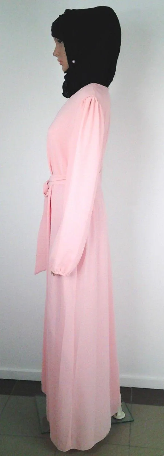 Chiffon Kaftan Islamic Abaya Jilbab Long Sleeve HSZ2001 (US14/16EU44/46UK18/20)