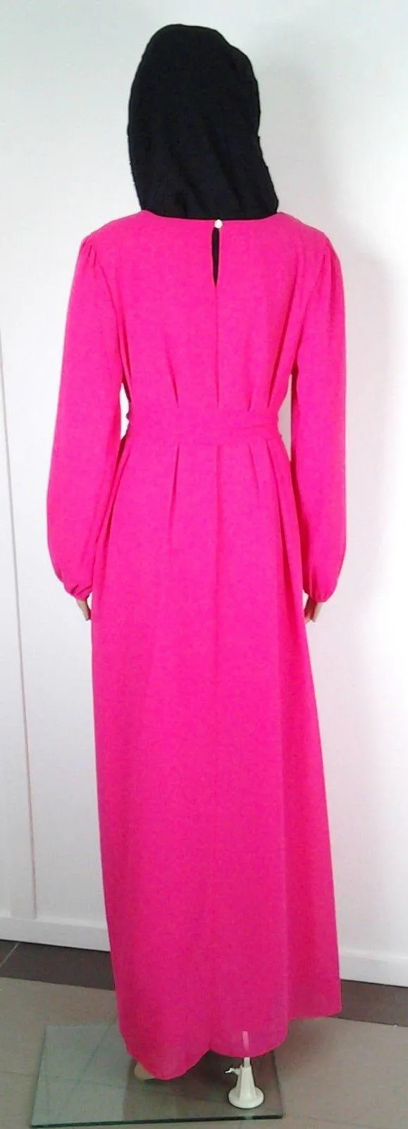 Chiffon Kaftan Islamic Abaya Jilbab Long Sleeve HSZ2001 (US14/16EU44/46UK18/20)