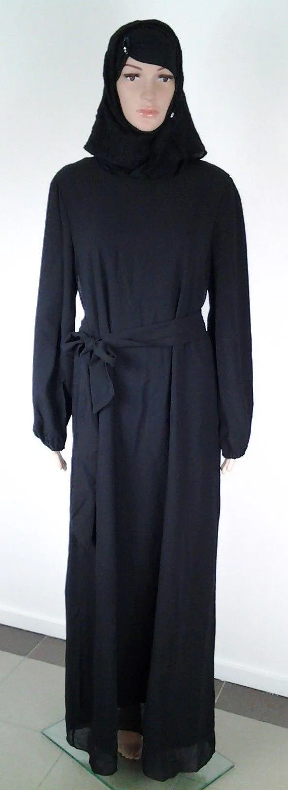 Chiffon Kaftan Islamic Abaya Jilbab Long Sleeve HSZ2001 (US14/16EU44/46UK18/20)