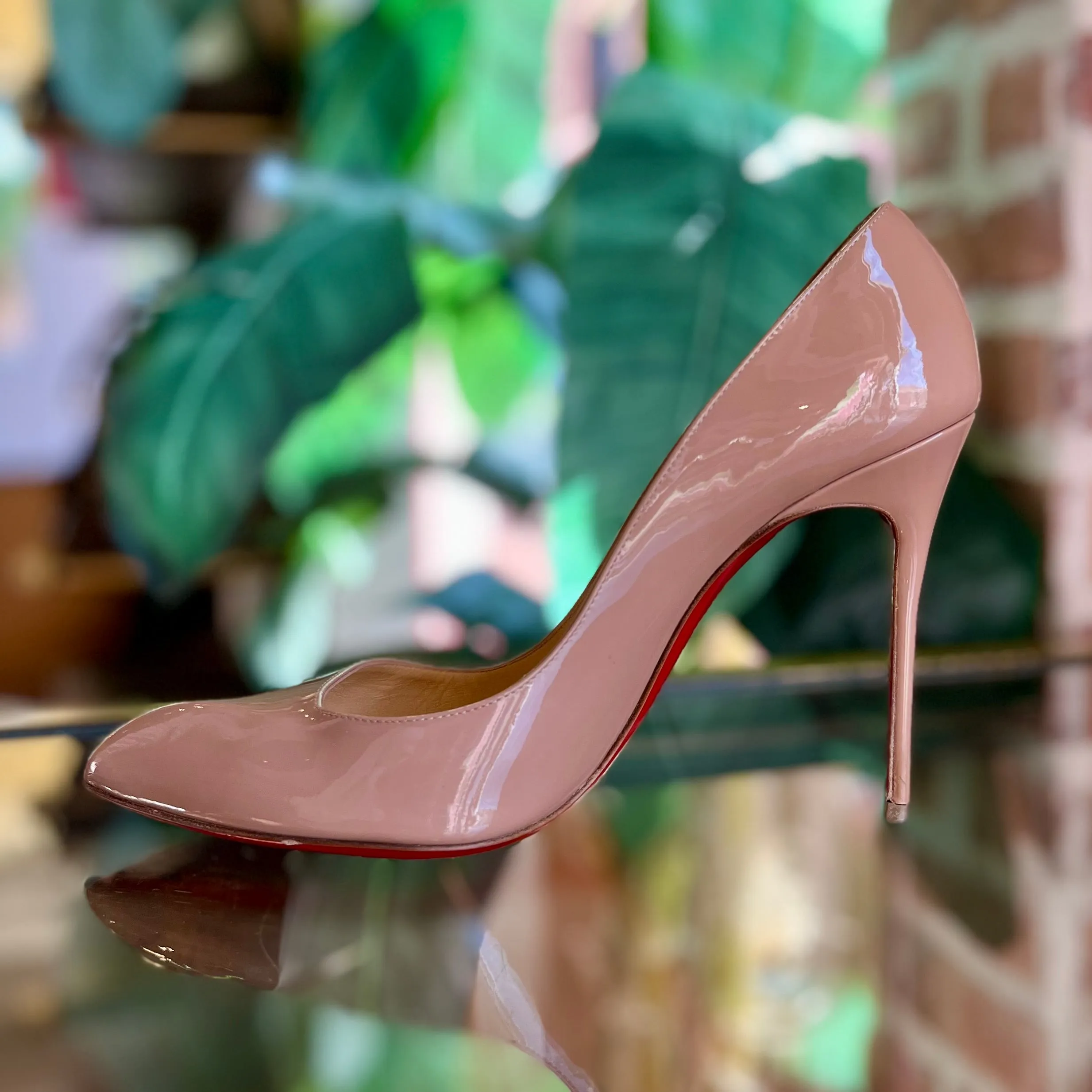 CHRISTIAN LOUBOUTIN Corneille 100 Patent Leather Heels Size 41