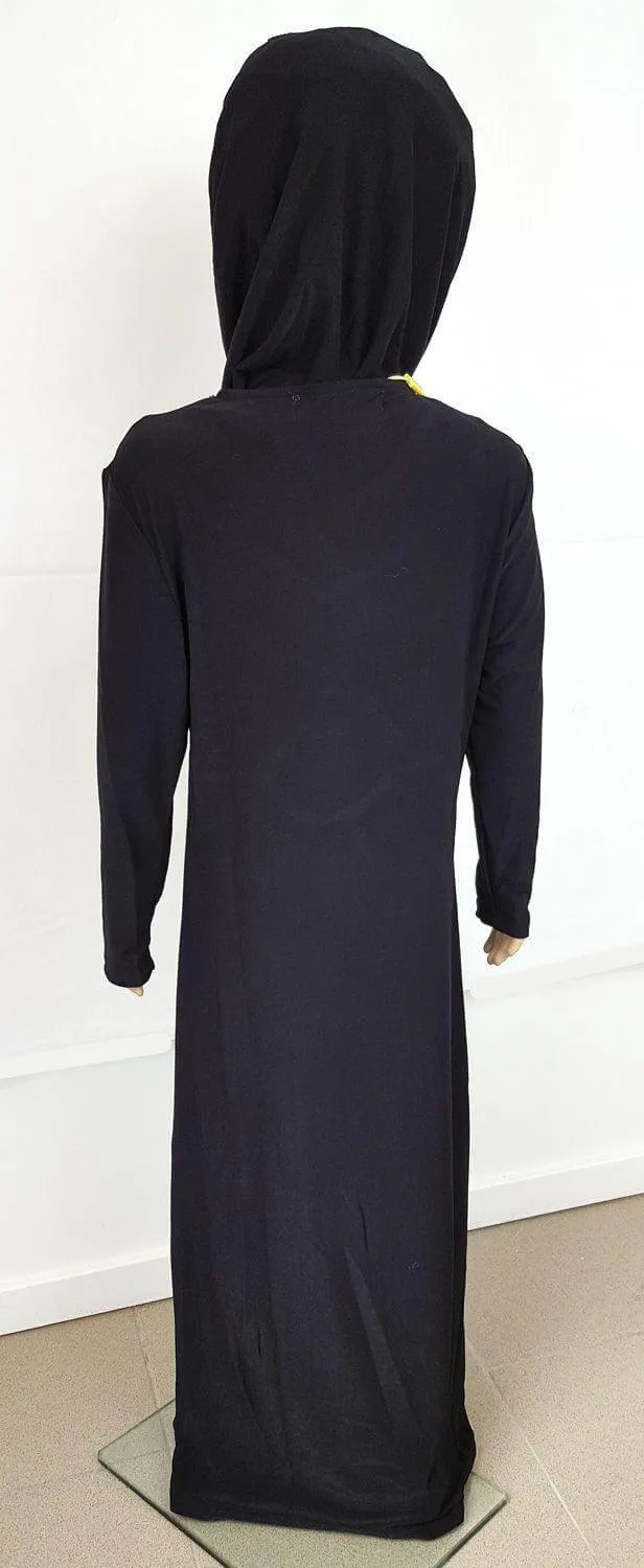 Classic Girls Muslim Dress Kids Long Sleeve Abaya Islamic 3-12T