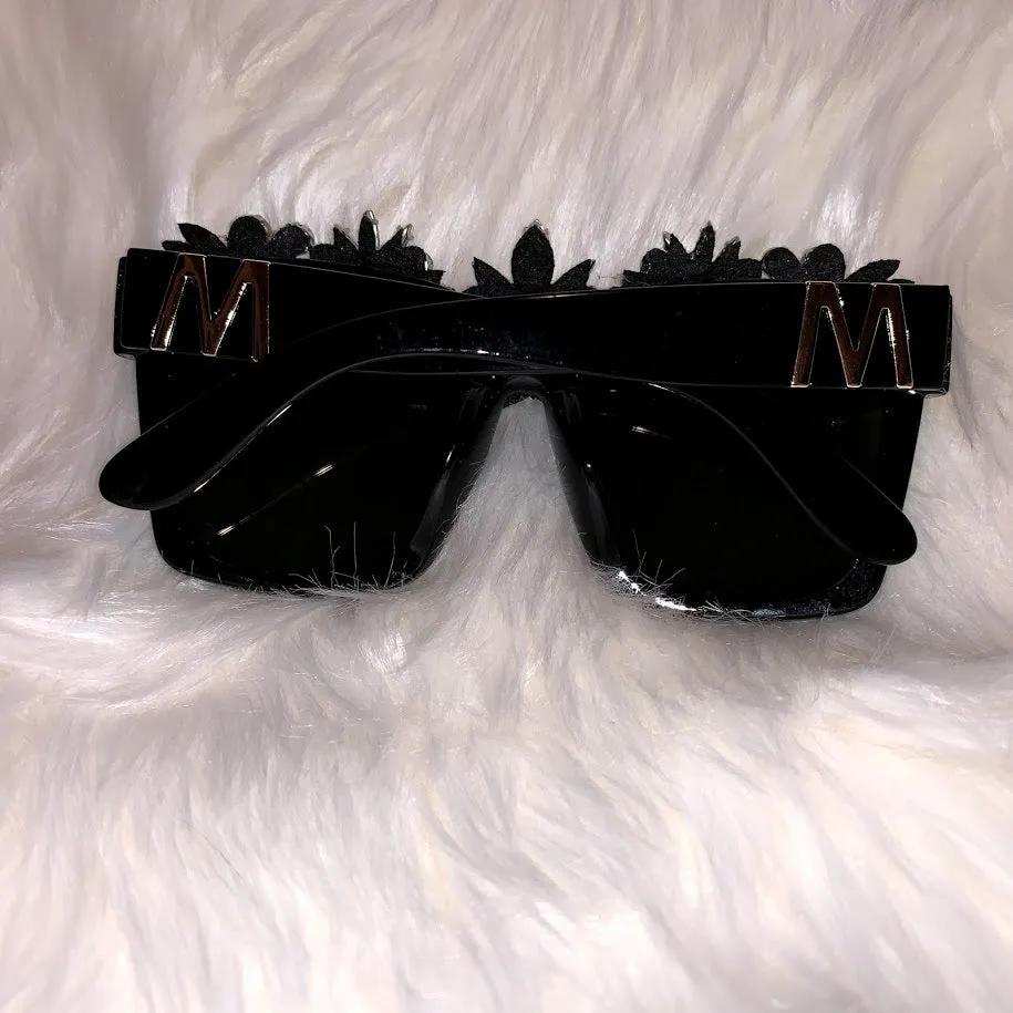 Cluttered Crystals Handmade Sunglasses
