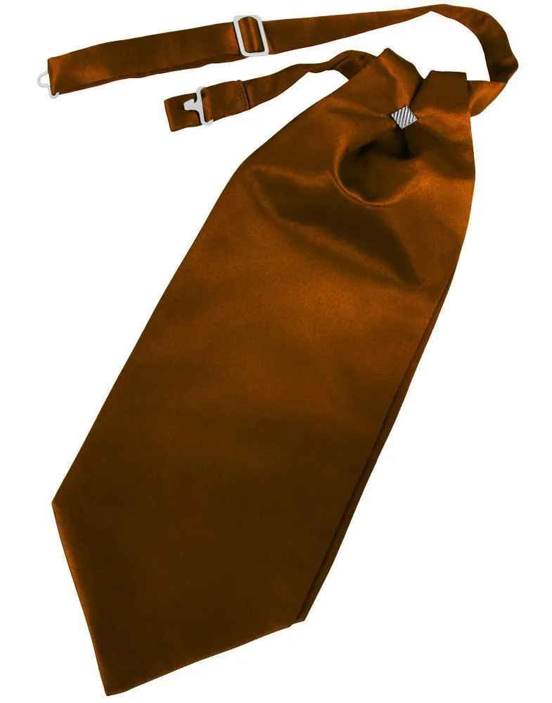 Cognac Luxury Satin Cravat