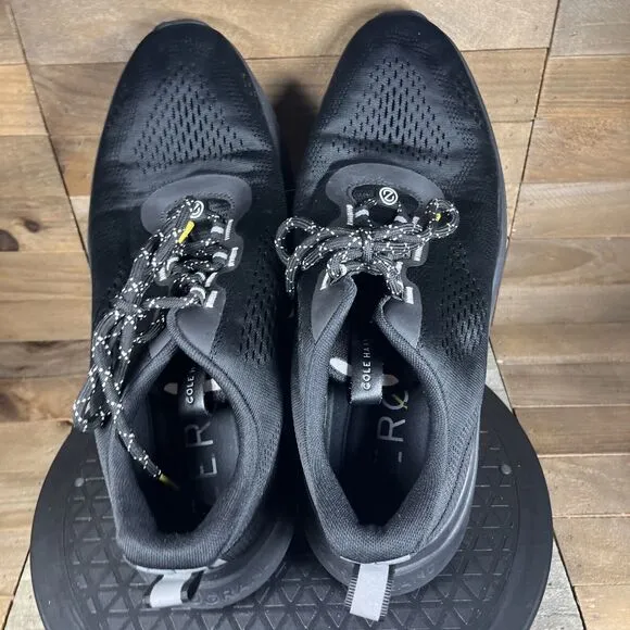 Cole Haan Men's Size 9.5 M Zerogrand Journey Shoes Runner Black Lace up C35538
