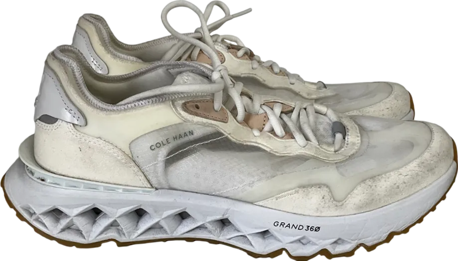 Cole Haan White 5 Zerogrand Runner Trainers UK 9 EU 43 👞