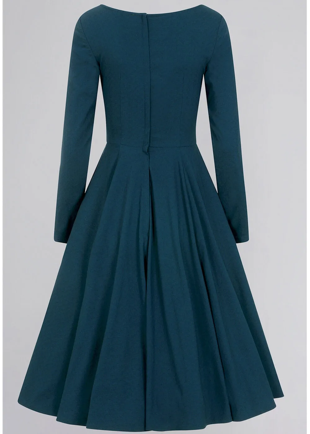 Collectif Edith 50's Swing Dress Teal
