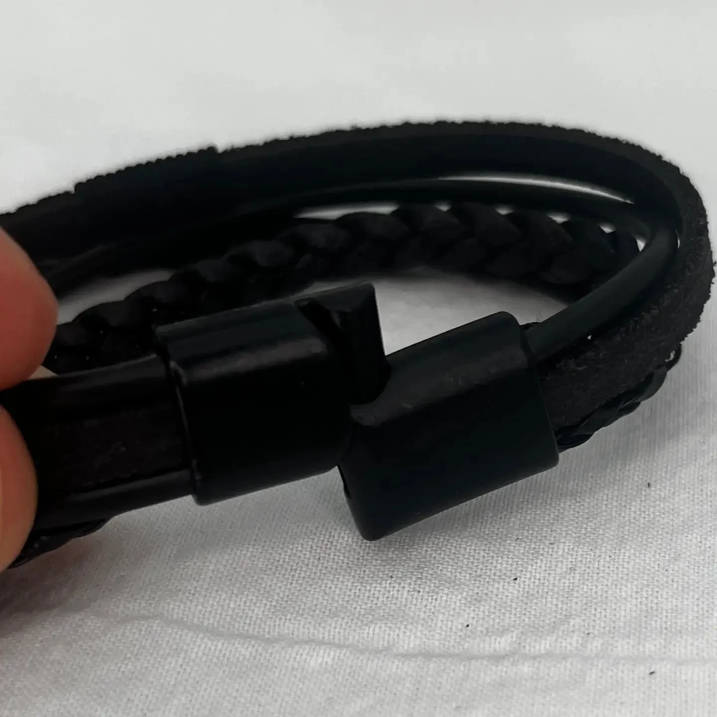 Colorful Beads Leather Bracelet for Men: Vibrant and Stylish