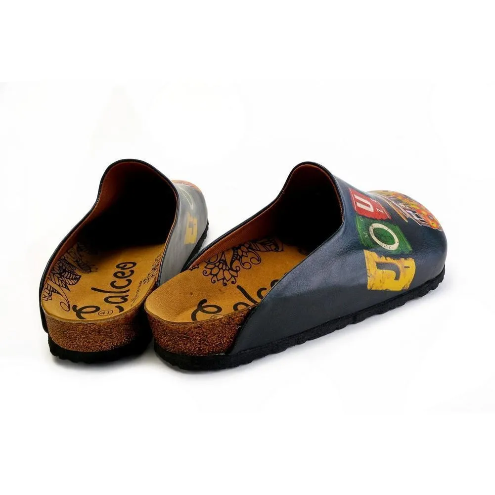 Colorful Journey Written and Colorful Flowers Caravan Patterned Clogs - CET103