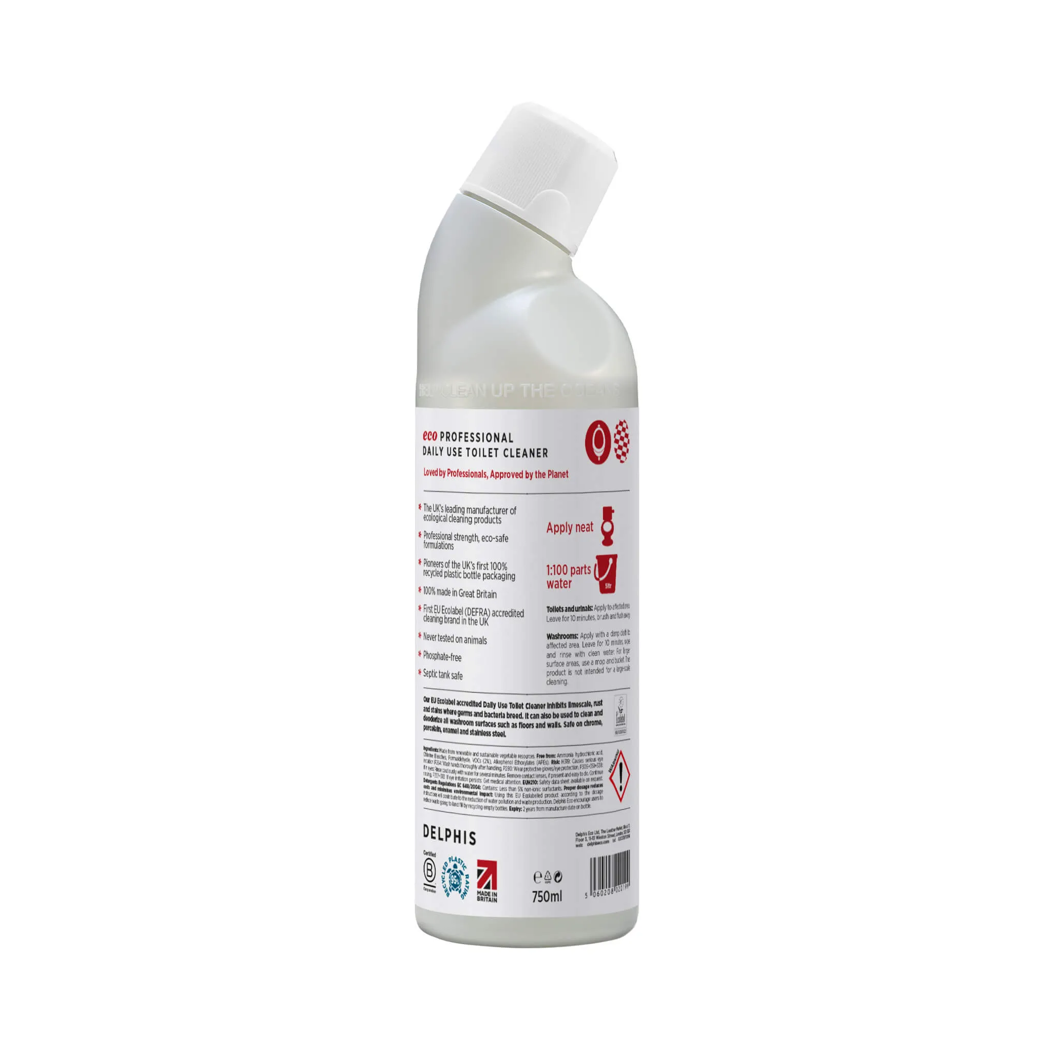 Commercial Toilet Cleaner - Daily Use 750ml (RTU)