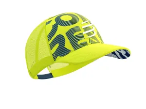 Compressport Unisex's Trucker Cap - Evening Primrose/Estate Blue
