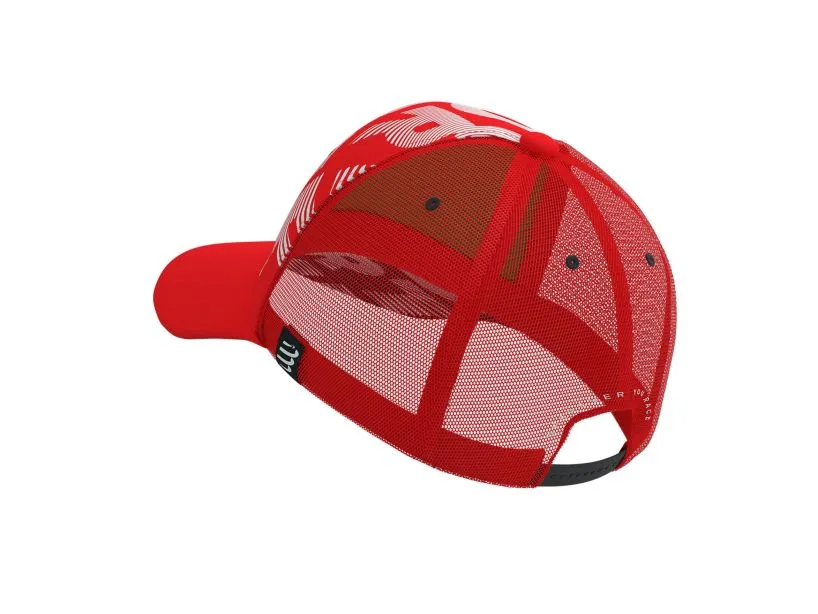 Compressport Unisex's Trucker Cap - Red/White