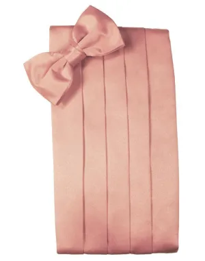 Coral Luxury Kids Satin Cummerbund