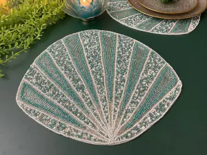 Coral Reef Beaded Placemat - Set of 4