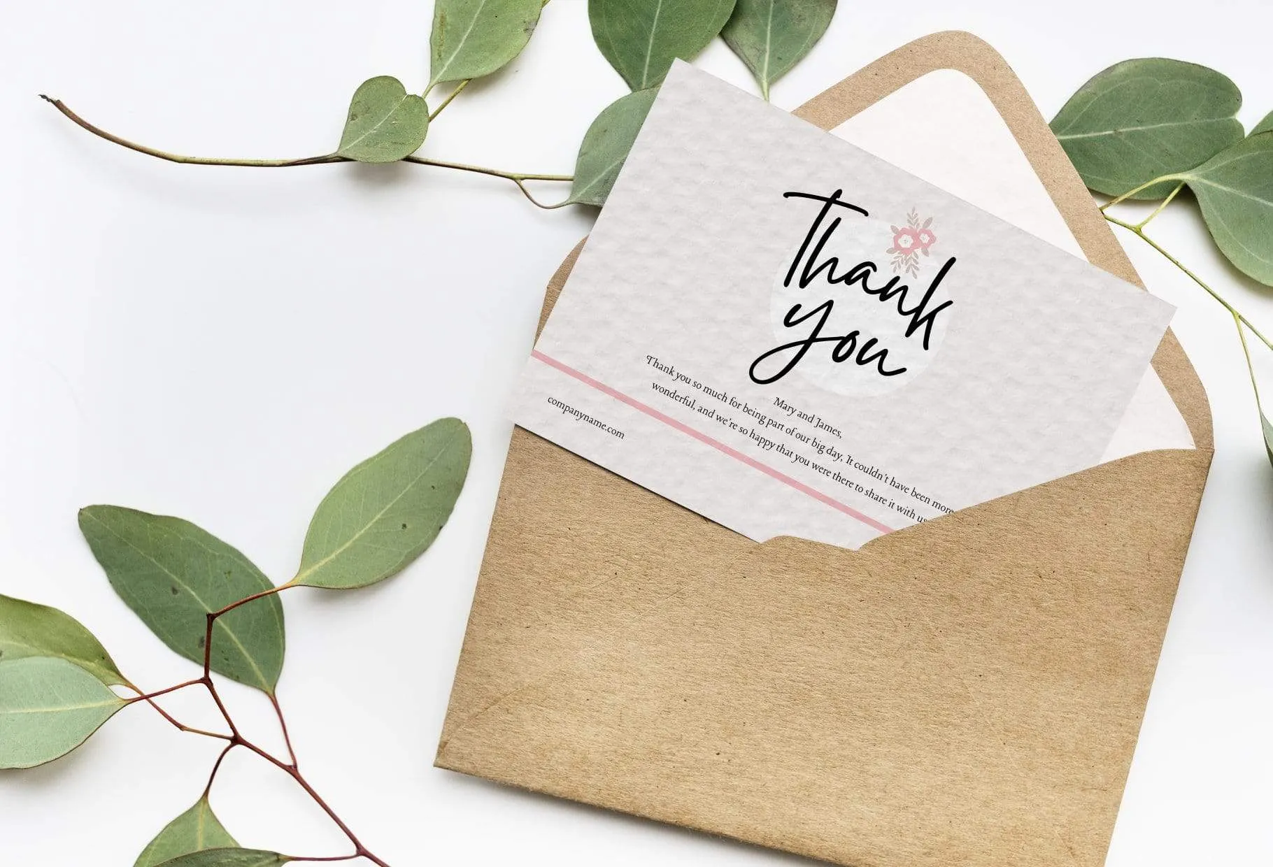 Cristina Printable Thank You Card Packaging Insert Note Canva Template