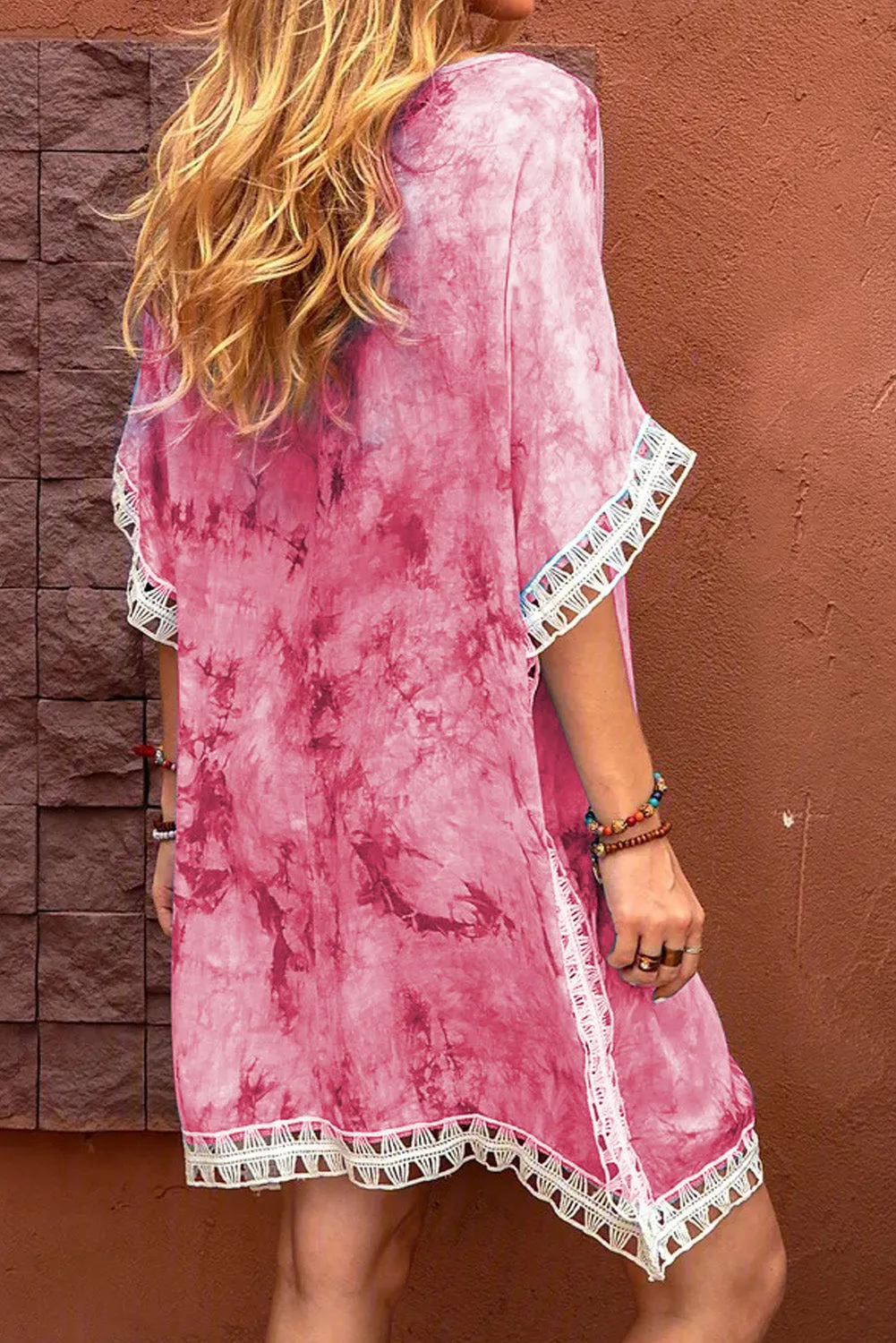 Crochet Tie-dye Beach Dress