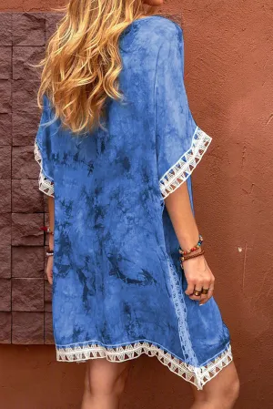 Crochet Tie-dye Beach Dress