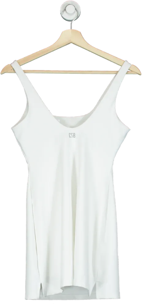 CSB White ActivLuxe Dress UK S