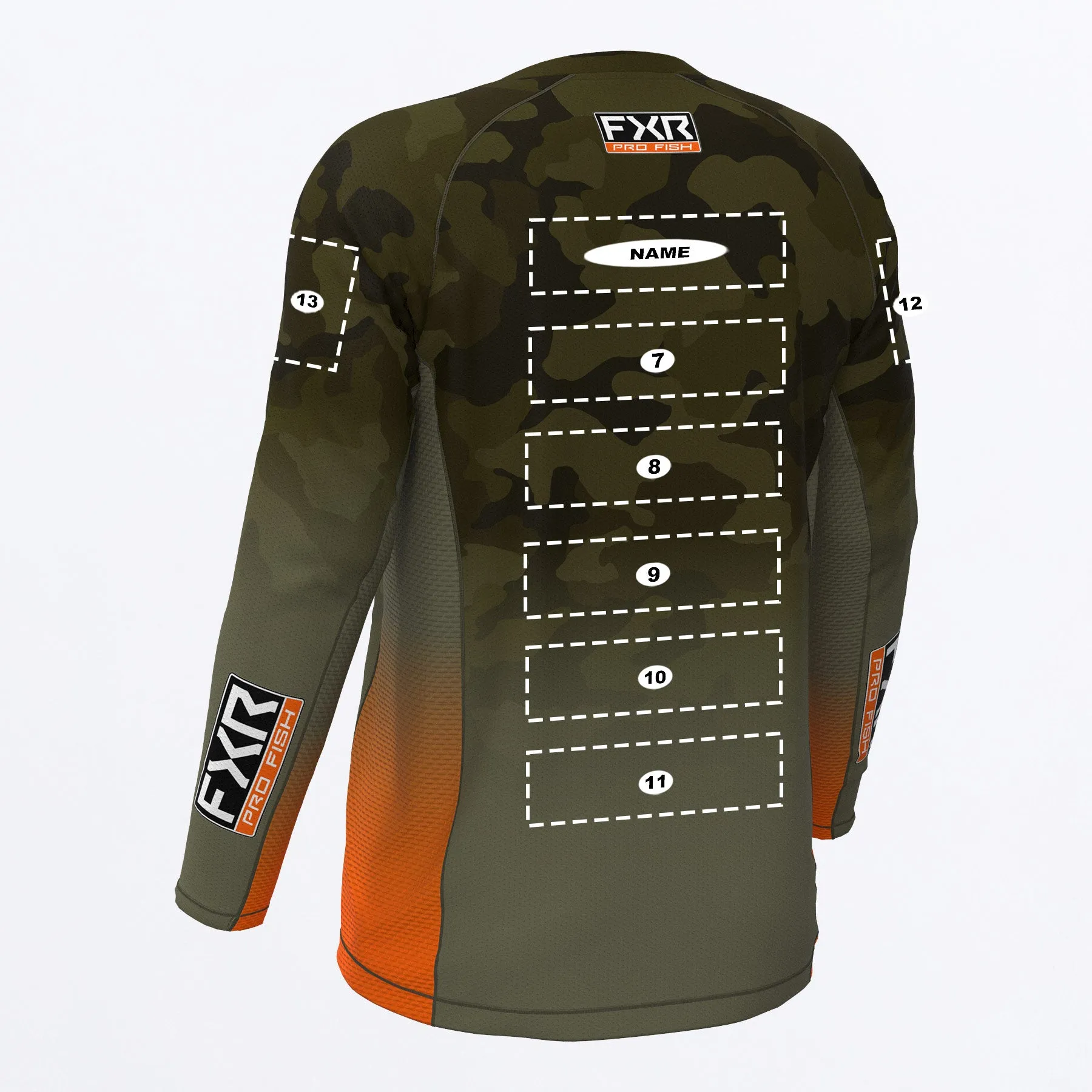 Custom M Derby Camo Air UPF Longsleeve
