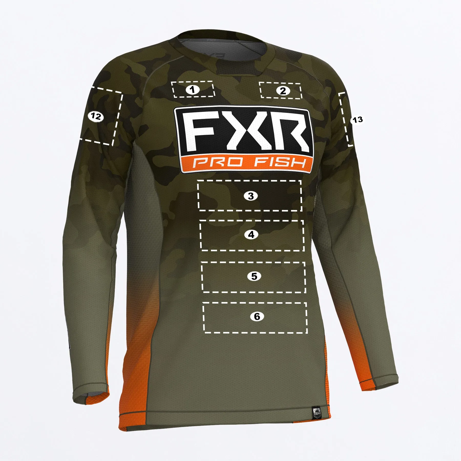 Custom M Derby Camo Air UPF Longsleeve