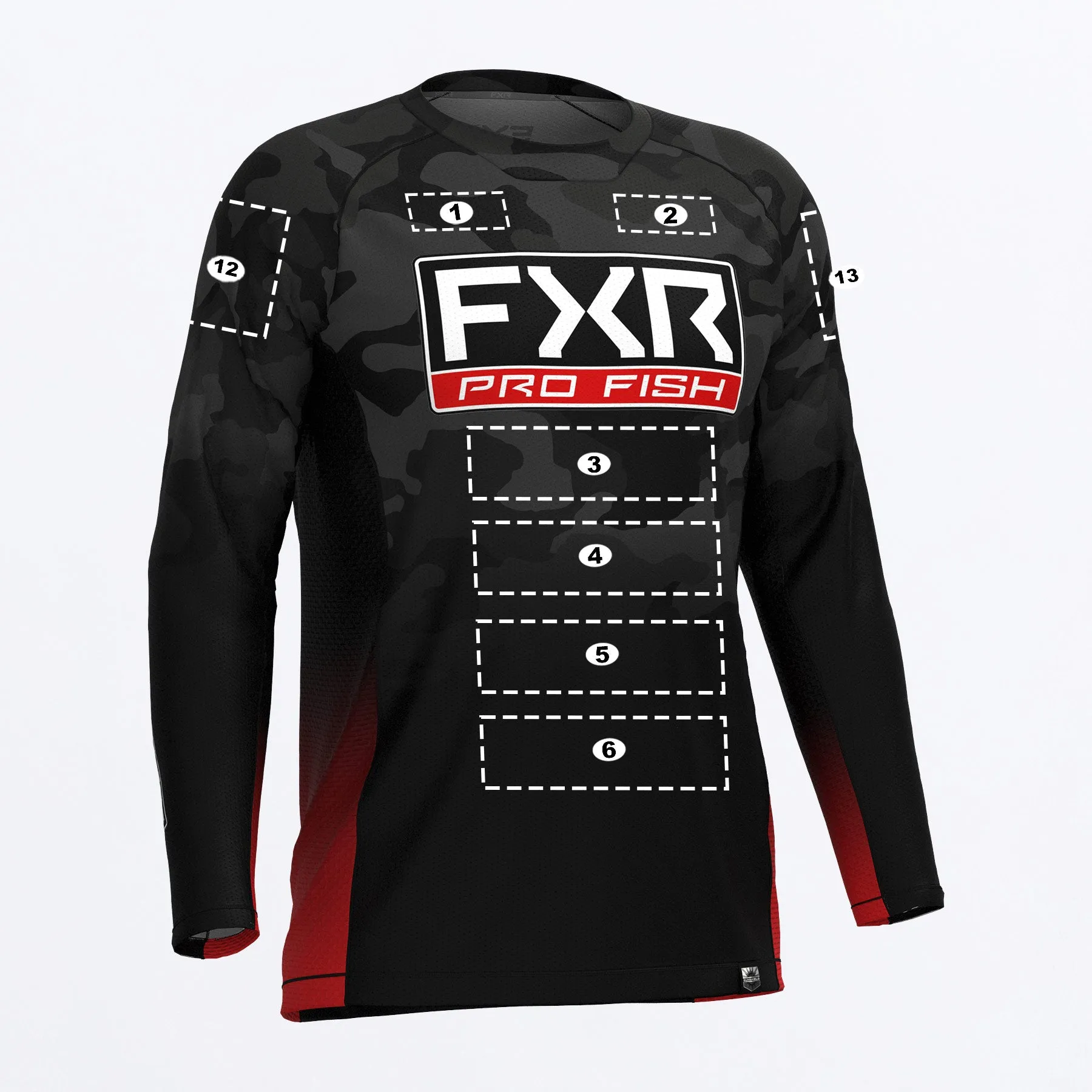 Custom M Derby Camo Air UPF Longsleeve